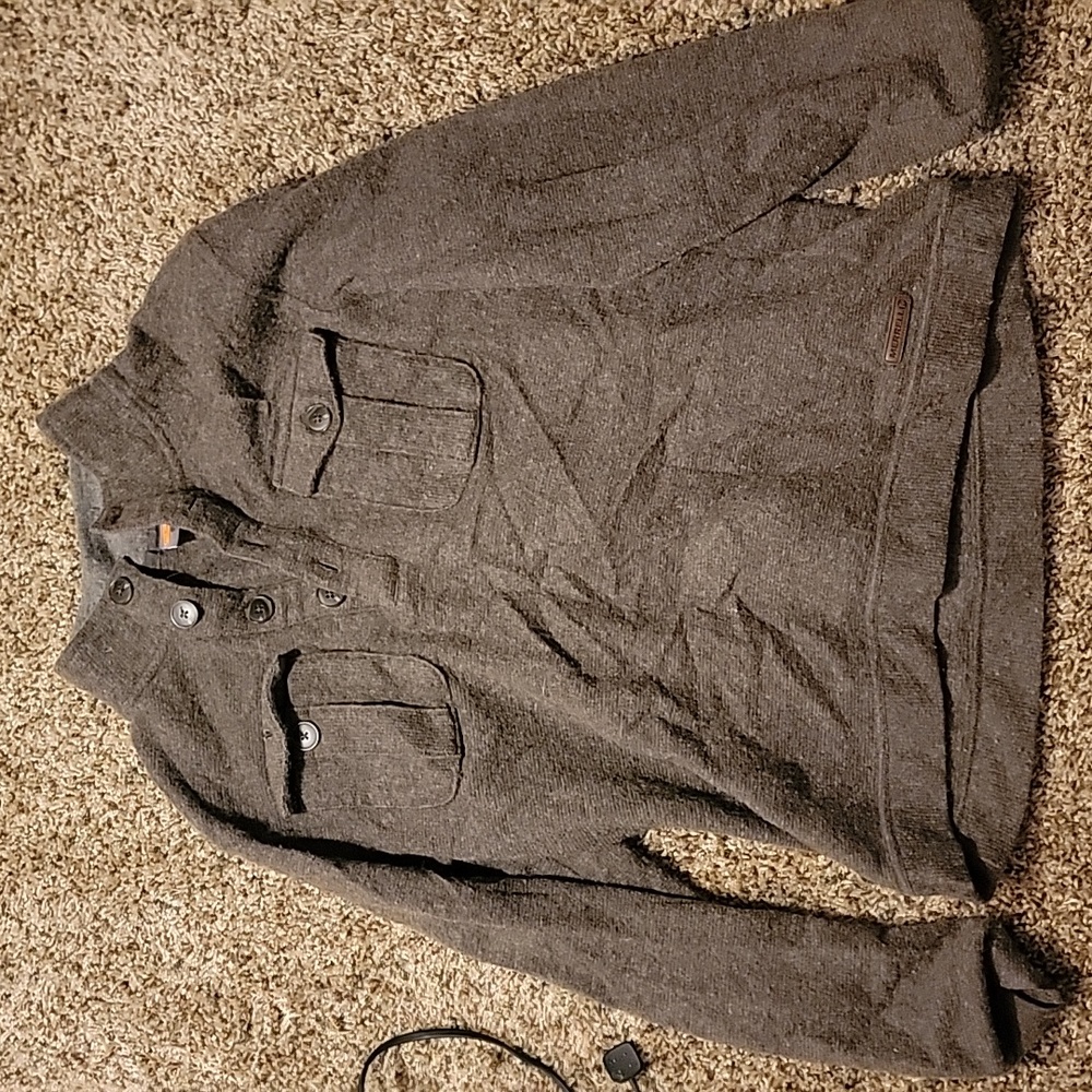 Merrell L quarter button sweater